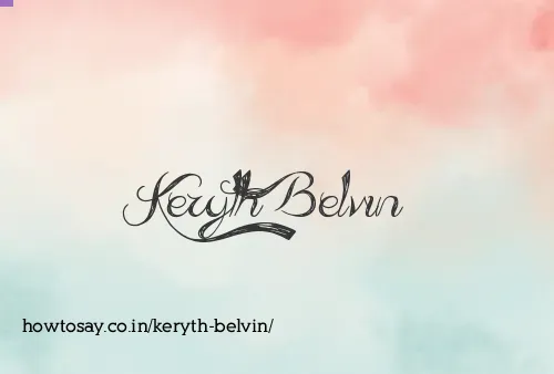 Keryth Belvin