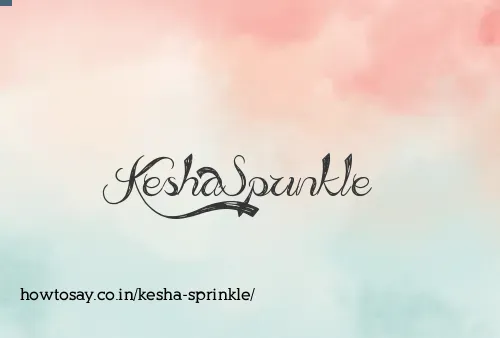 Kesha Sprinkle