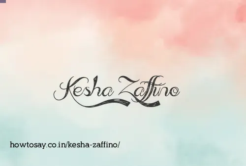 Kesha Zaffino