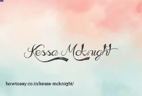 Kessa Mcknight