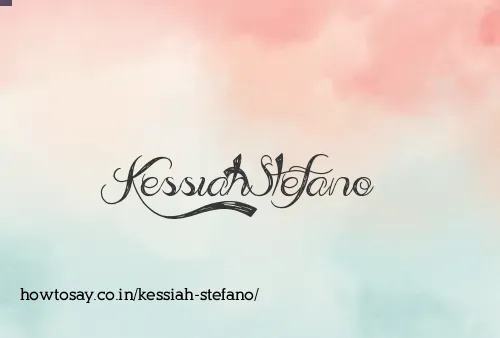Kessiah Stefano