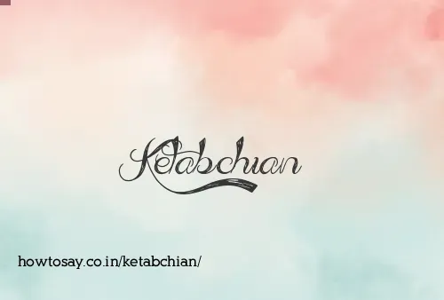 Ketabchian