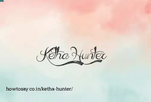 Ketha Hunter