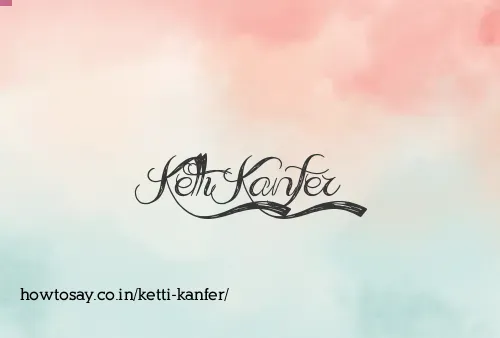 Ketti Kanfer
