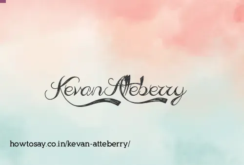 Kevan Atteberry