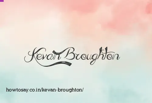 Kevan Broughton