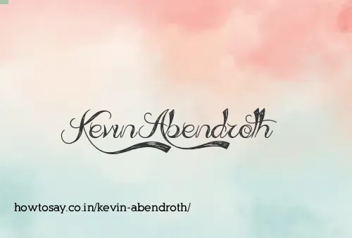 Kevin Abendroth