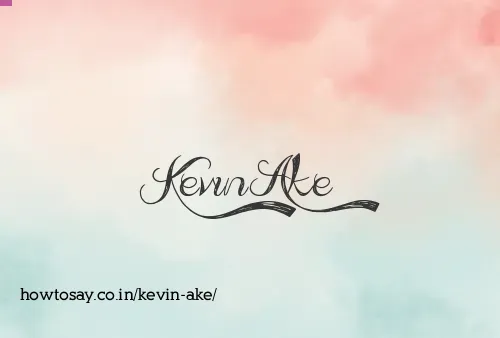 Kevin Ake