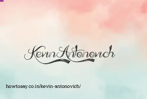 Kevin Antonovich