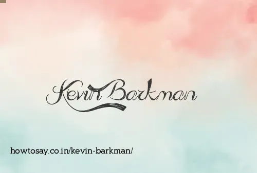 Kevin Barkman