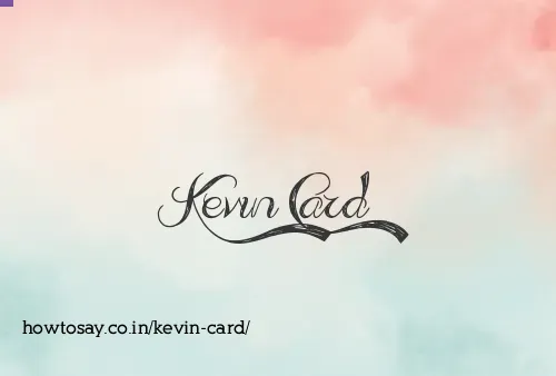 Kevin Card