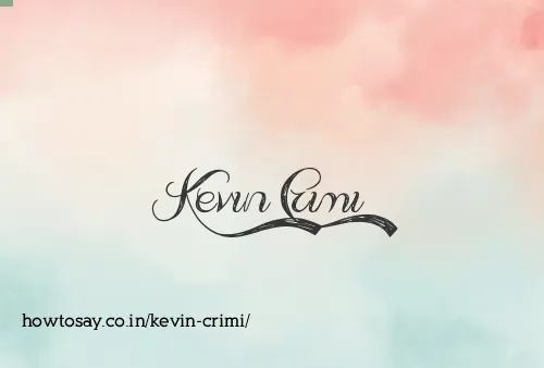 Kevin Crimi
