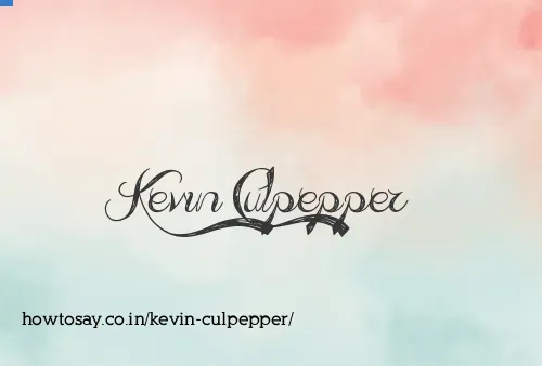 Kevin Culpepper