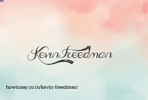 Kevin Freedman
