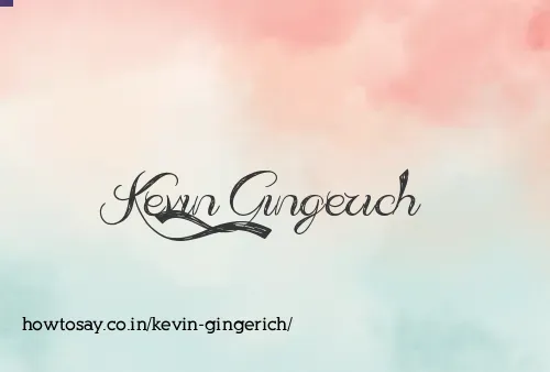 Kevin Gingerich