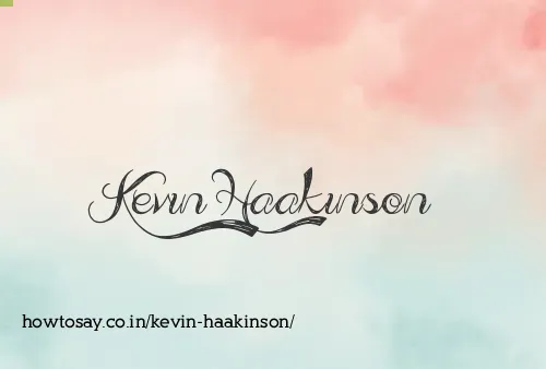 Kevin Haakinson