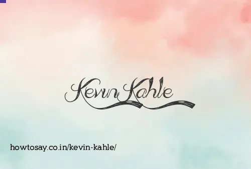 Kevin Kahle
