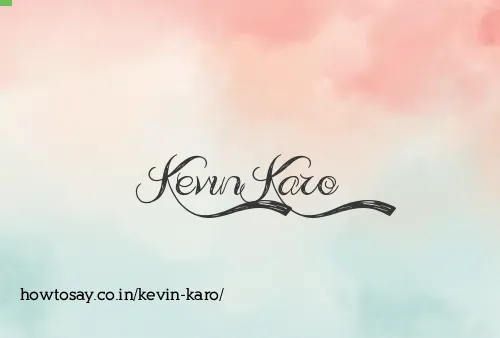 Kevin Karo
