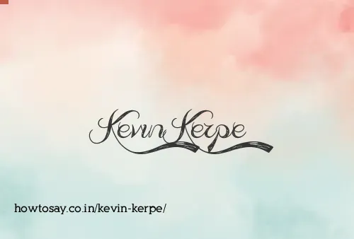 Kevin Kerpe