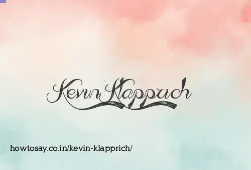 Kevin Klapprich
