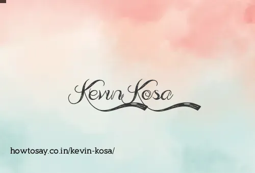 Kevin Kosa