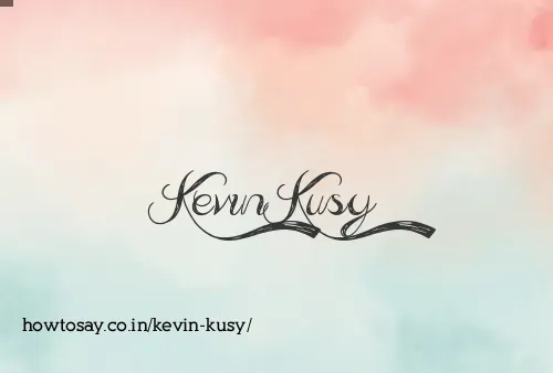Kevin Kusy