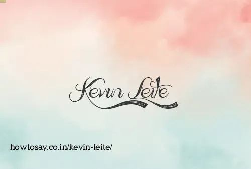 Kevin Leite