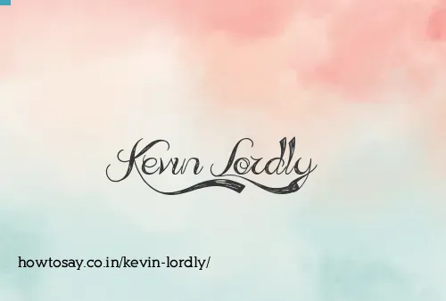 Kevin Lordly