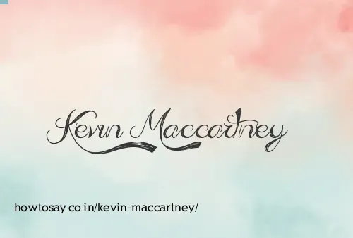 Kevin Maccartney