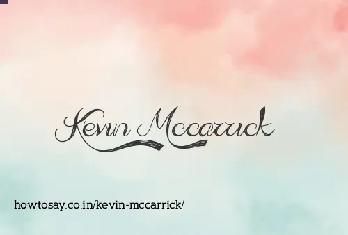 Kevin Mccarrick