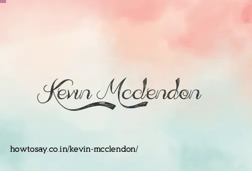 Kevin Mcclendon