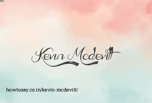 Kevin Mcdevitt