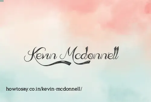 Kevin Mcdonnell