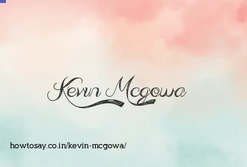 Kevin Mcgowa