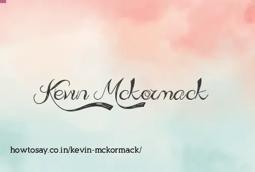 Kevin Mckormack
