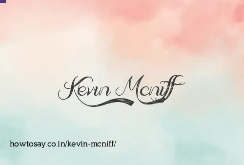 Kevin Mcniff