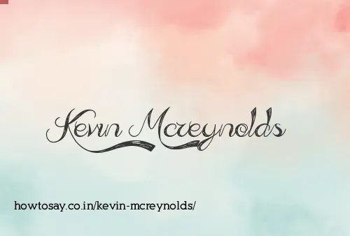 Kevin Mcreynolds