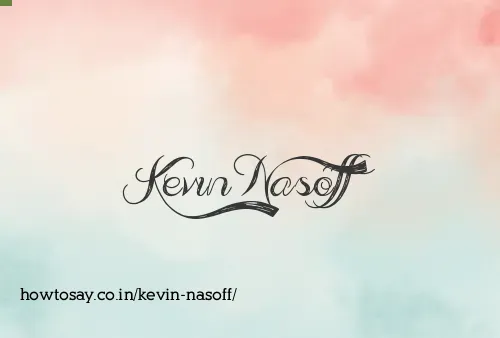 Kevin Nasoff