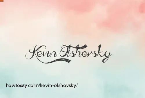 Kevin Olshovsky