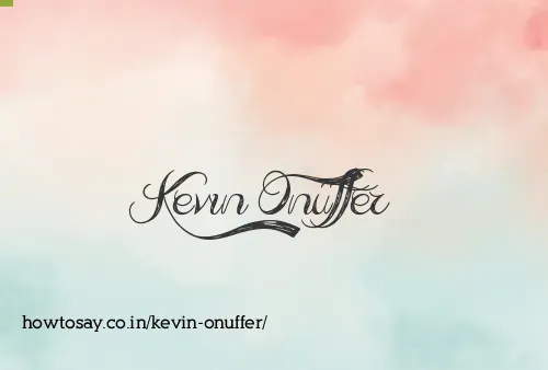 Kevin Onuffer