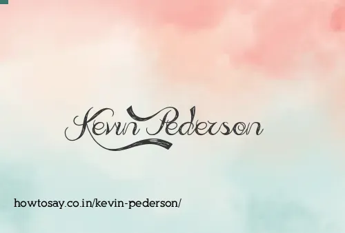 Kevin Pederson