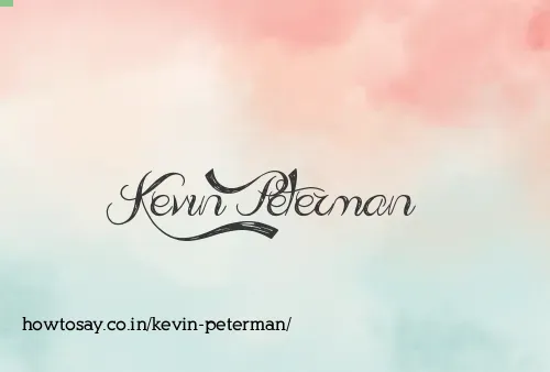 Kevin Peterman