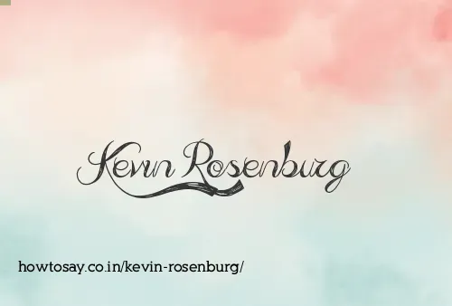 Kevin Rosenburg