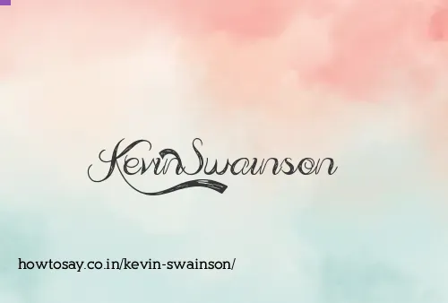 Kevin Swainson