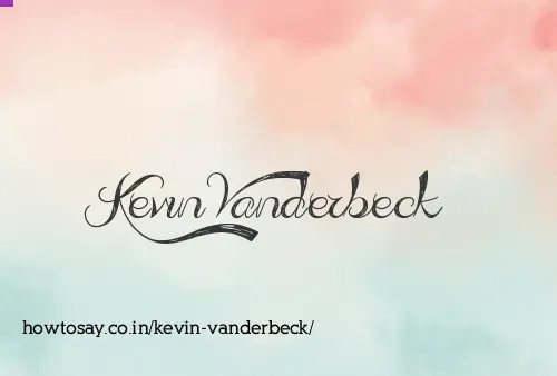 Kevin Vanderbeck