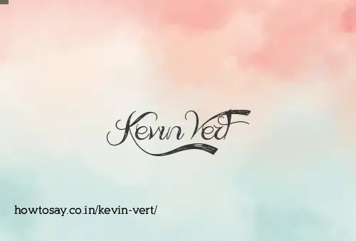 Kevin Vert