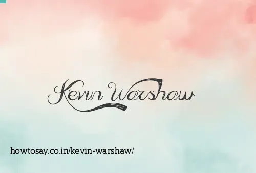 Kevin Warshaw