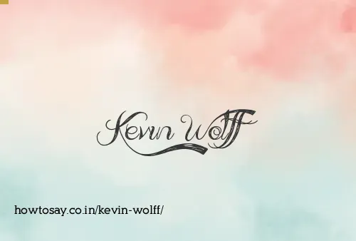 Kevin Wolff