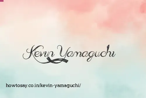 Kevin Yamaguchi