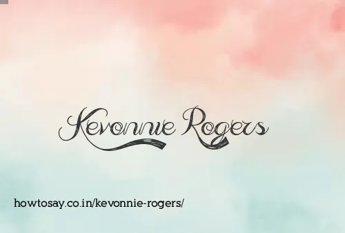 Kevonnie Rogers